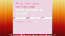 Arquitectura en Transito Architecture in Transit