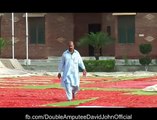Double Amputee David: Multan Visit with catholic church priest.