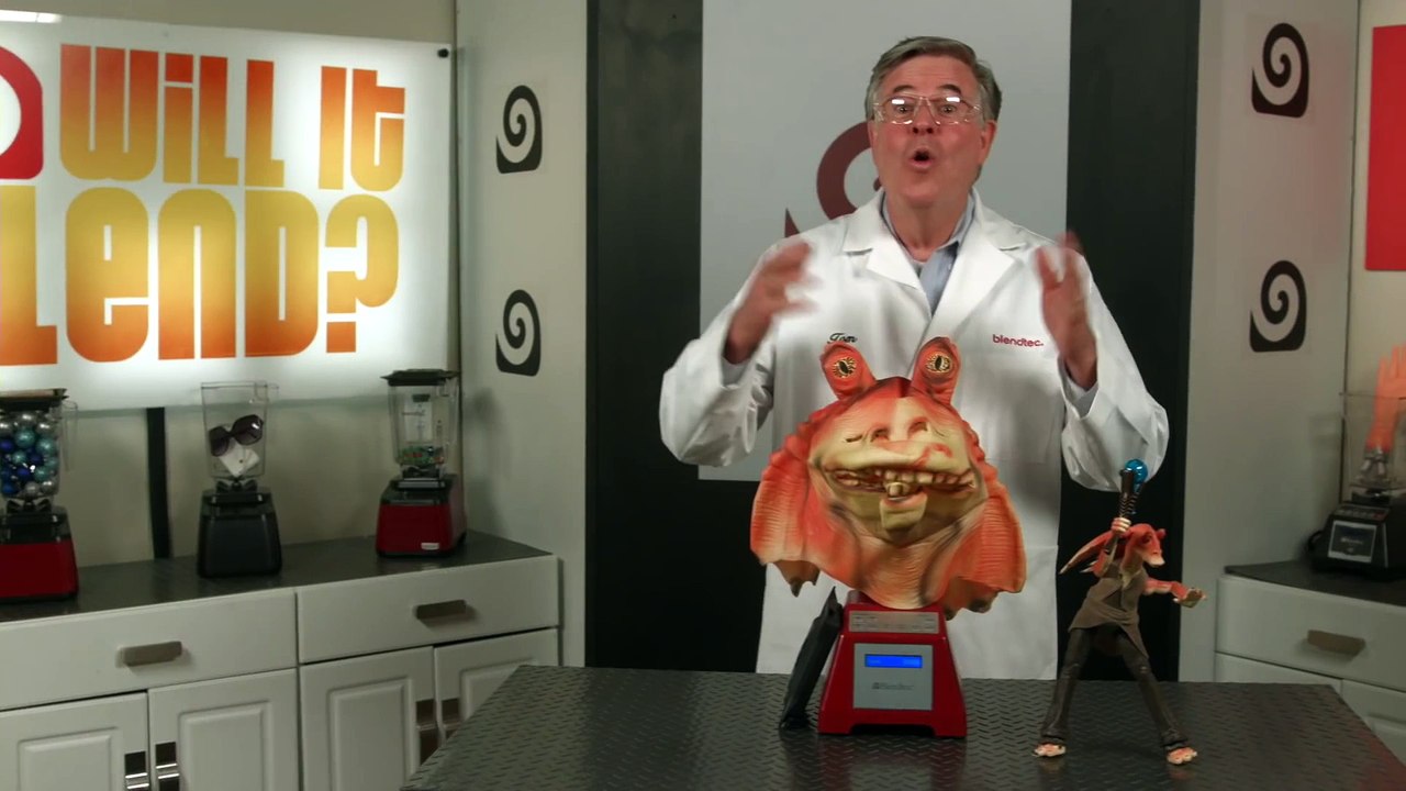 Passer Jar Jar Binks de Star Wars au mixeur... Will it blend?