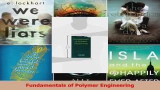 Read  Fundamentals of Polymer Engineering Ebook Free