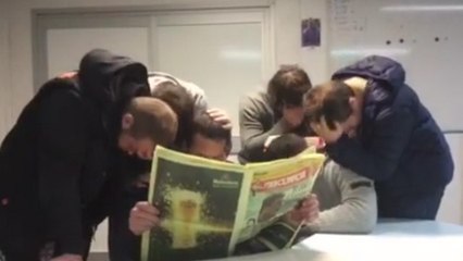 La chanson plein d'humour des joueurs de Lille