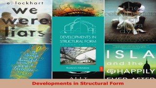 Read  Developments in Structural Form EBooks Online