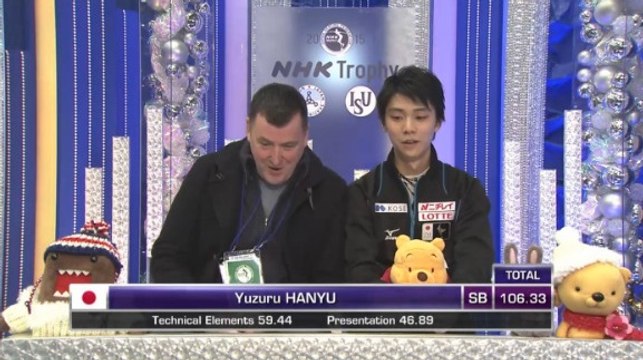 151127 NHK Trophy Yuzuru Hanyu SP