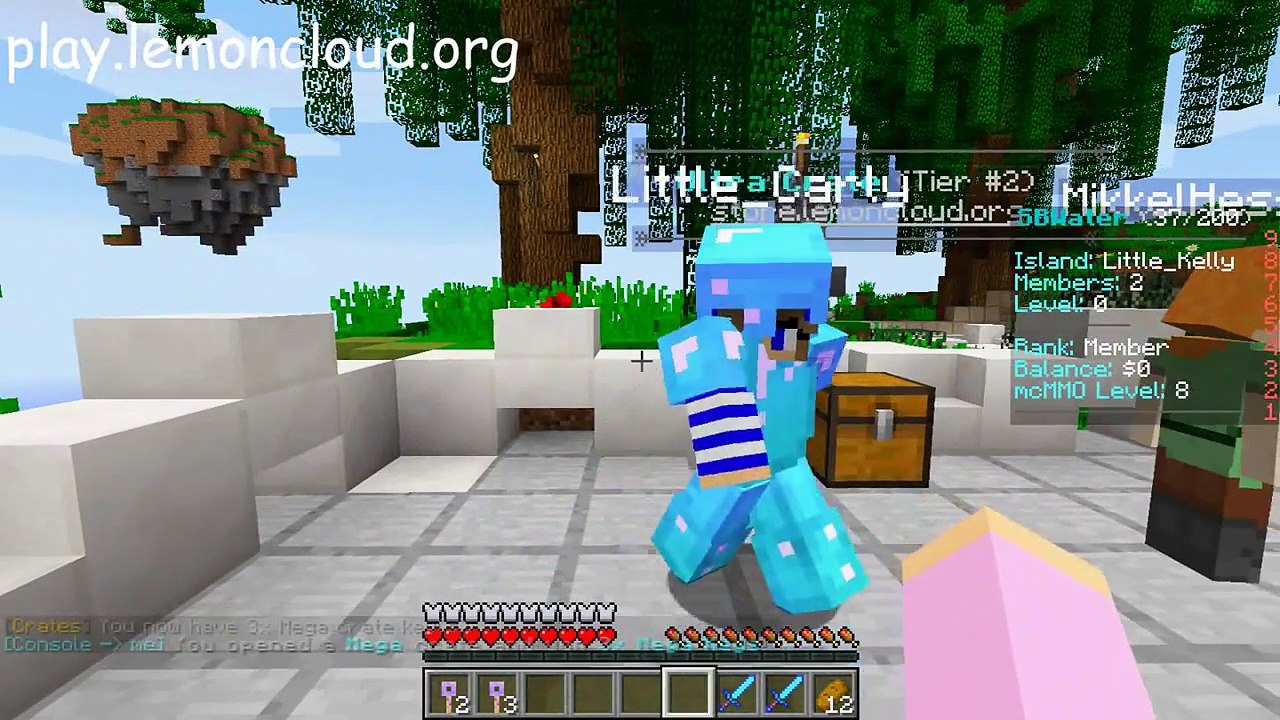 Minecraft- Little Carly Skyblock : OUR FIRST SKYBLOCK ADVENTURE!