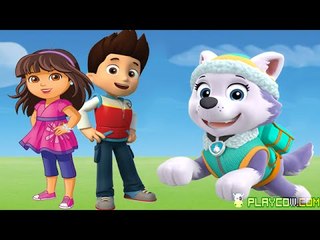 Paw Patrol English Cakes Coloring Movie Games, Paw Patrol Cartoon Eggs Song [HD] 2015