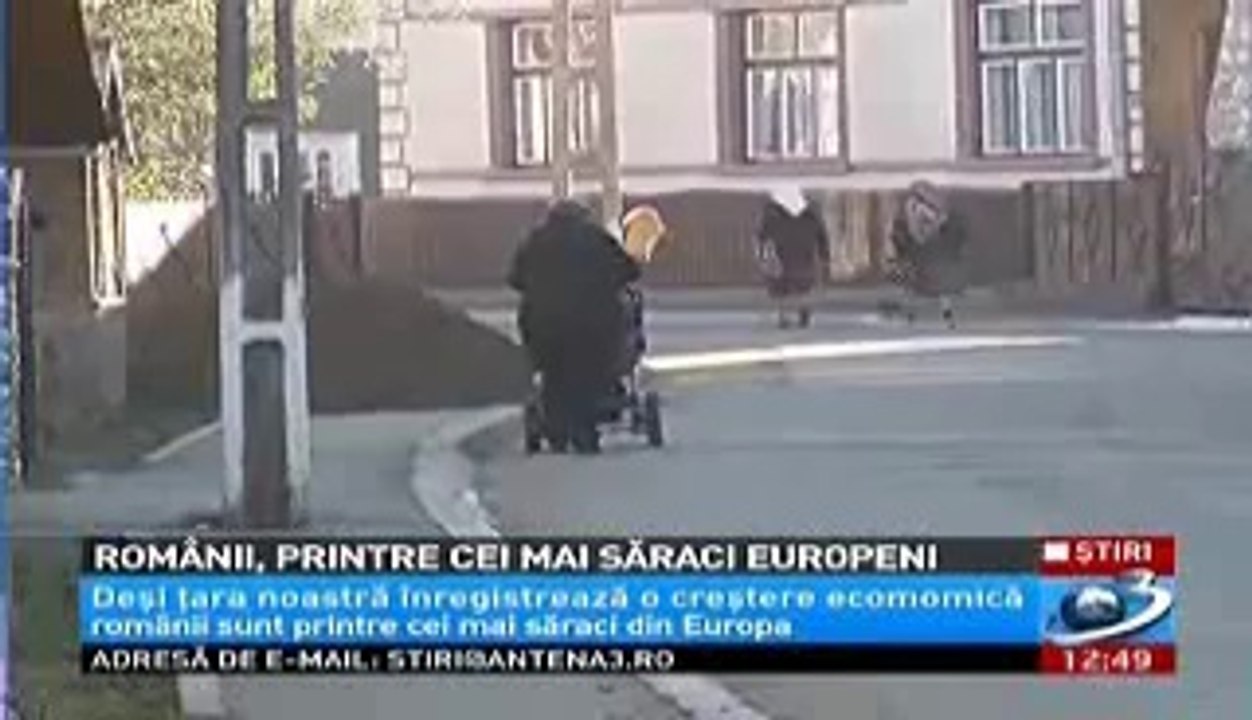 Românii - printre cei mai SARACI europeni. Cei mai afectati sunt cei din zonele MONOINDUSTRIALE