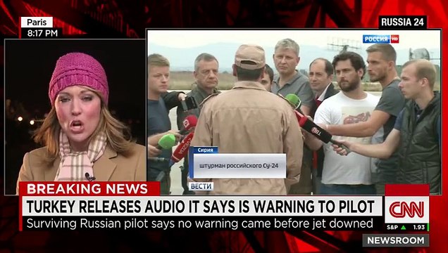 Turkey Releases Audio of Warning Messages to Russian Jet Approaching Turkish Airspace