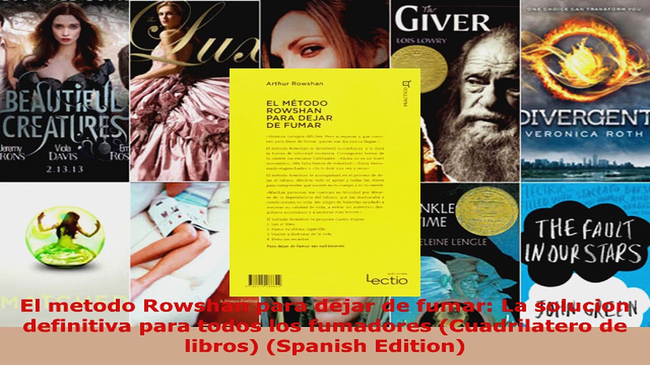 Download  El metodo Rowshan para dejar de fumar La solucion definitiva para todos los fumadores EBooks Online