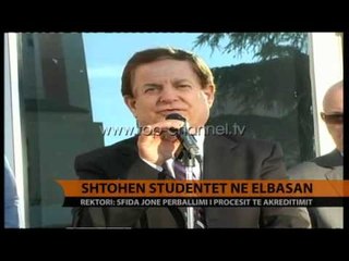 Shtohen studentët në Elbasan - Top Channel Albania - News - Lajme