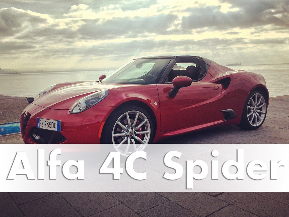 Fahrbericht: alfa romeo 4c spider - pures vergnügen