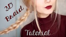 Easy 3D Braid Hair Tutorial For School ||Tumblr Inspired