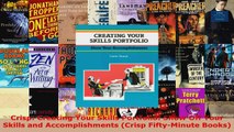 Read  Crisp Creating Your Skills Portfolio Show Off Your Skills and Accomplishments Crisp EBooks Online