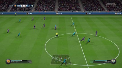 Nice shot over keeper