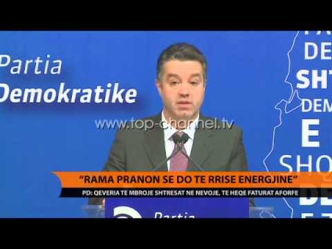 Energjia, PD: Rama pranoi se do rrisë çmimin - Top Channel Albania - News - Lajme