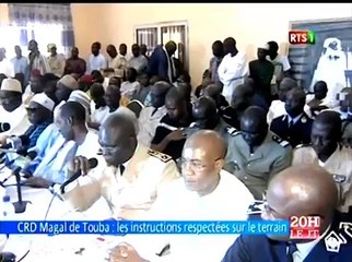CRD Magal de Touba ׃ les instructions respectées sur le terrain