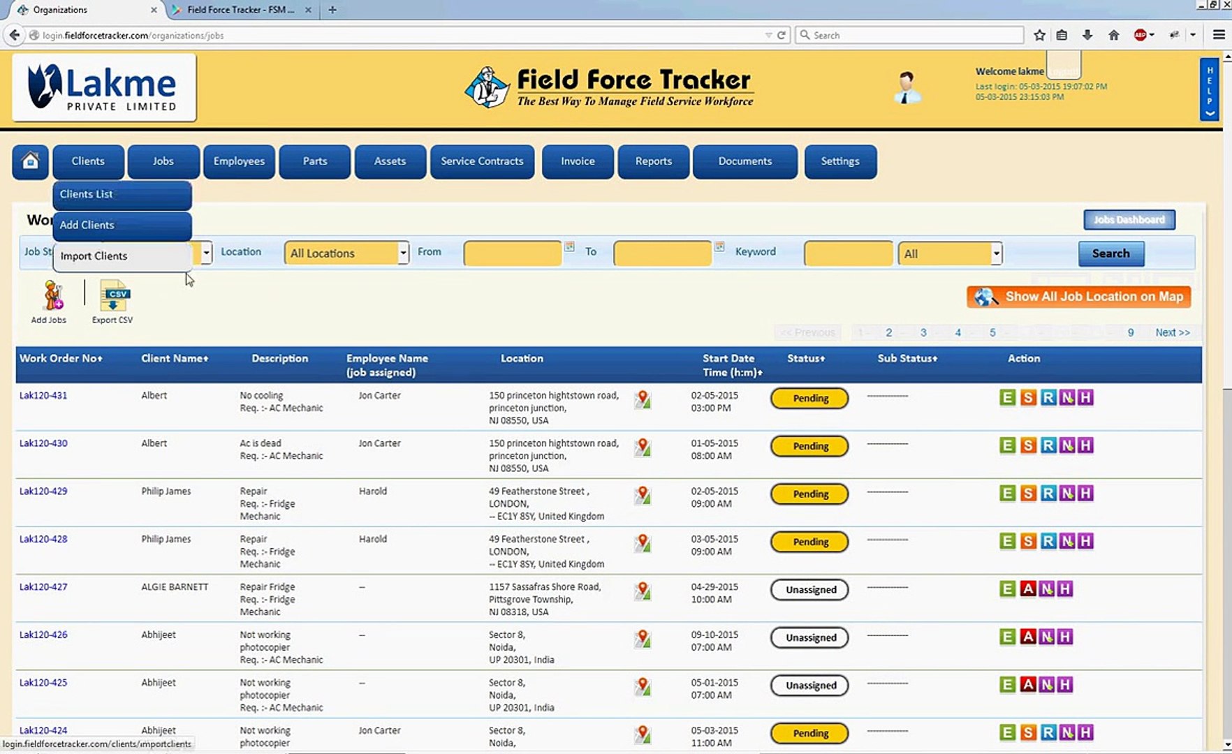 ⁣Tracking Field Employee Management Software