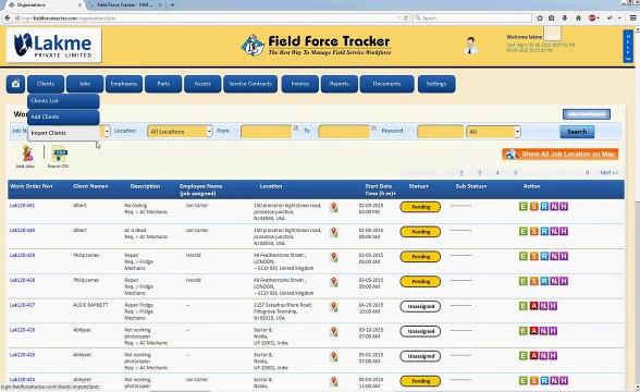 Tracking Field Employee Management Software
