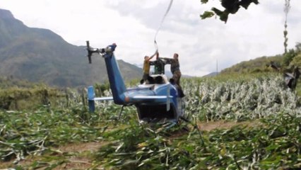 HELIKOPTERI I POLICISE NE AKSION NE THYERJE TE RREGULLORES