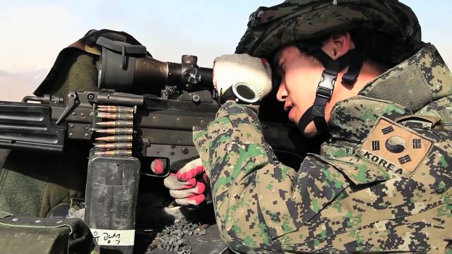 82nd Aviation Live Fire with South Korean Army Parwan Afghanistan