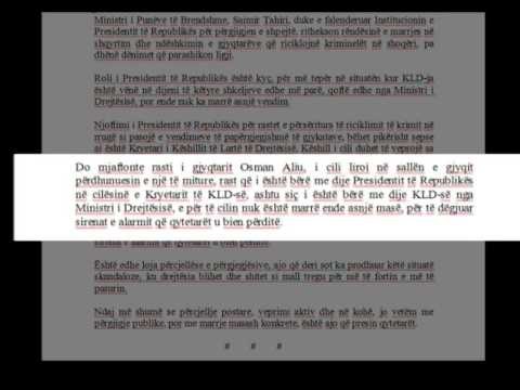 MINISTRI TAHIRI I PERGJIGJET NISHANIT, “KEMBANA ALARMI NE DREJTESI, KLD TE VEPROJE” LAJM