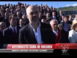 Kryeministri Rama në Rrëshen - News, Lajme - Vizion Plus
