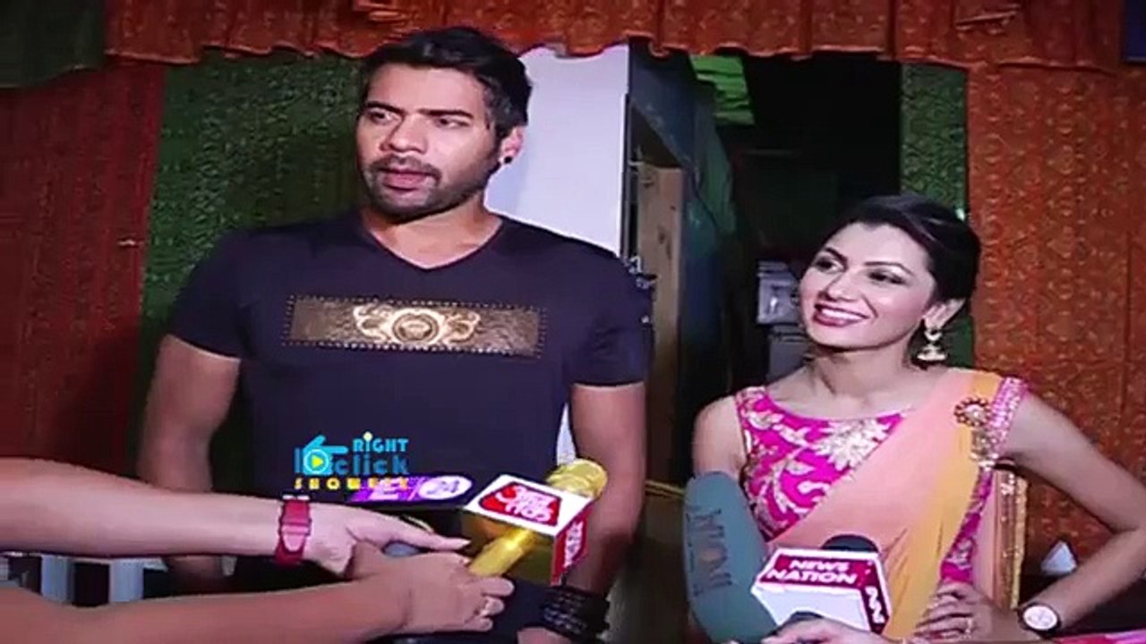 Sriti Jha, Shabbir Ahluwalia Interview at Kumkum Bhagya 27th November On Location Episode Shoot