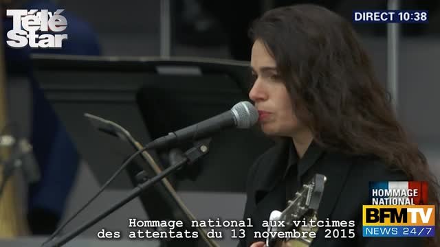 Hommage national : Camélia Jordana, Yaël Naïm et Nolwenn Leroy chantent Quand on a que l'amour