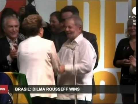 NE BRAZIL DILMA ROUSSEFF FITON ZGJEDHJET PRESIDENCIALE,UDHEHEQ NE NJE MANDAT TE DYTE LAJM