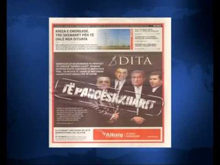 SHTYPI I DITES ME TITUJT KRYESORE TE FAQEVE TE PARA TE GAZETAVE SHQIPTARE E MARTE 28 TETOR 2014