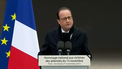 Hommage national #4 : l’émouvant discours de François Hollande