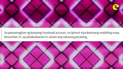 James Reid Breaks Silence On Alleged Romancing Julia Barretto