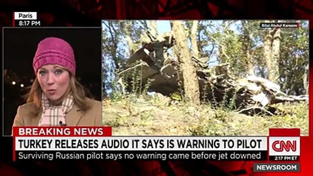 Turkey Releases Audio of Warning Messages to Russian Jet Approaching Turkish Airspace