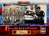 islam abad me tasadum ka khatra,PTI jalsa tramri chowk islam abad,ary news
