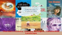 Read  Thoreaus Country Journey through a Transformed Landscape PDF Free