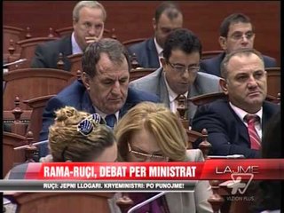 Ruçi kundër ministrave në parlament - News, Lajme - Vizion Plus