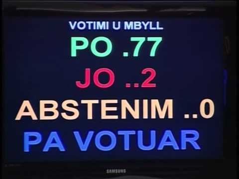 KUVENDI VOTON ANETARET E RINJ TE KLD,RREZON EMRAT E NISHANIT PER GJYKATEN E LARTE LAJM