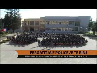 Përgatitja e policëve të rinj, Tahiri takon kursanët - Top Channel Albania - News - Lajme