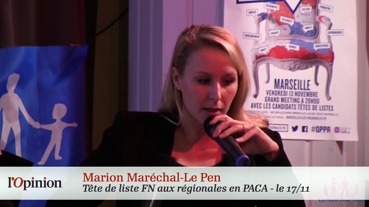 La Manif pour Tous : un cactus entre Marine Le Pen et Marion Le Pen