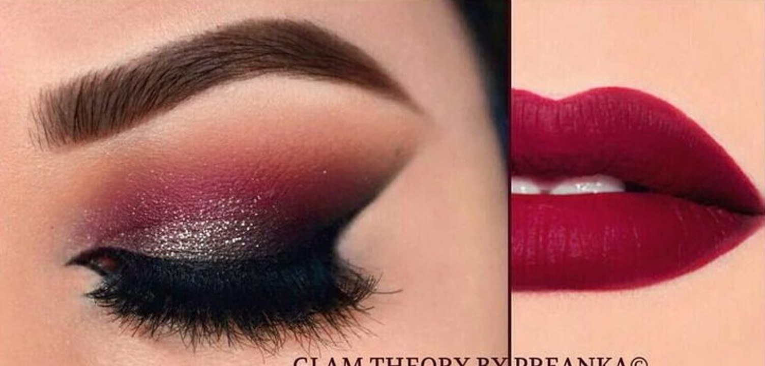 Vampy and Dramatic Winters Makeup