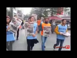 Cumhuriyet gazetesi dağıtanlara saldırı