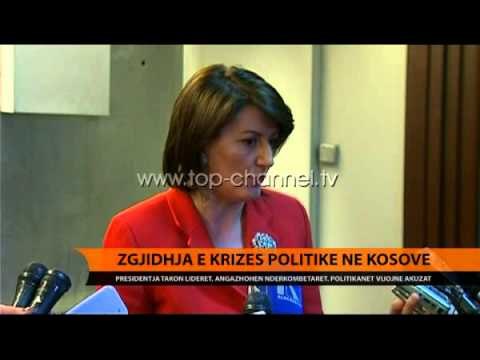 Zgjidhja e krizës, presidentja takon liderët - Top Channel Albania - News - Lajme