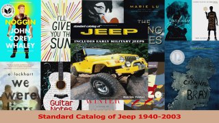 Read  Standard Catalog of Jeep 19402003 Ebook Free