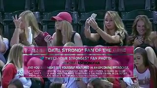 Sorority Girls Selfies During Football Match