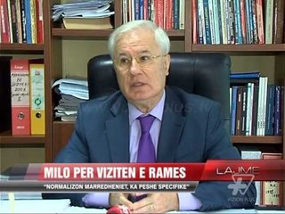 Descargar video: Milo për vizitën e Ramës: Ka peshë specifike - News, Lajme - Vizion Plus