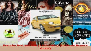 Read  Porsche 944 and 968 19811995 Ultimate Buyers Guide Ebook Free