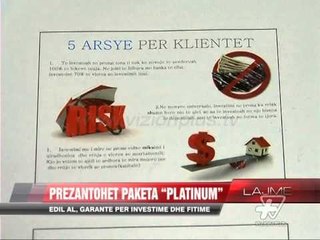 “Edil Al”, garante për investime dhe fitime - News, Lajme - Vizion Plus