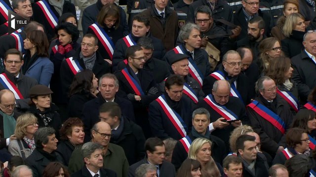 Attentats de Paris: hommage national et républicain aux Invalides
