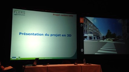 Le centre ville de Flers en 2017