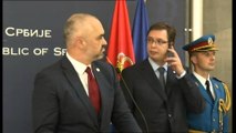 Kryeministri Vucic dhe Rama përpara gazetarëve - Top Channel Albania - News - Lajme