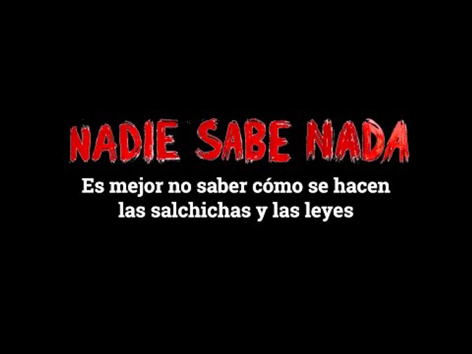 Momentos NSN (3x08): Es mejor no saber cómo se hacen las salchichas y las leyes